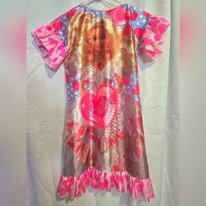 Barbie Pink and Blue Ruffled Halloween Costume Dress